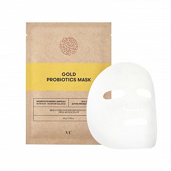 Тканевая маска с золотом Gold Probiotics Mask