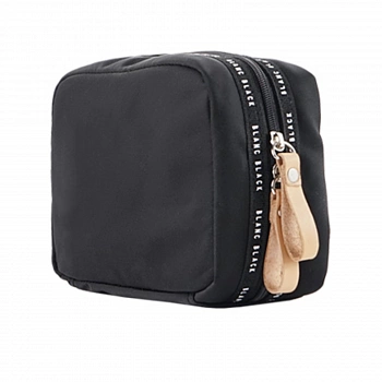 Косметичка из твила с логотипом размер L (Черный) Twill Logo Pouch L (Black)