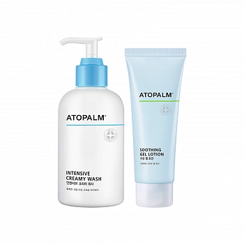 Глубоко увлажняющий гель для душа + Успокаивающий гель-лосьон Intensive Creamy Wash & Soothing Gel Lotion