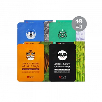 Увлажняющая тканевая маска с выдрой 10шт. Animal Otter Aqua Mask 10ea