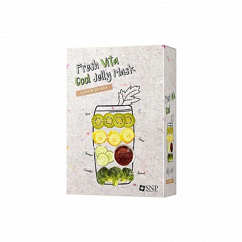 Интенсивно успокаивающая тканевая маска для лица 10шт. Fresh Vita Cool Jelly Mask 10ea