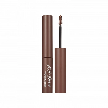 Тушь-лак для бровей 04 Красновато-коричневый Kill Brow Color Brow Lacquer 04 Reddish Brown