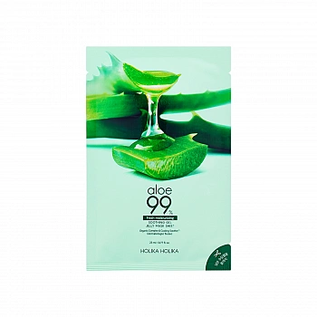 Успокаивающая гелевая маска с экстрактом алоэ Aloe 99% Soothing Gel Jelly Mask Sheet
