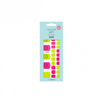 Гелевые наклейки для педикюра 04 Nail Wear Art Gel Sticker 13